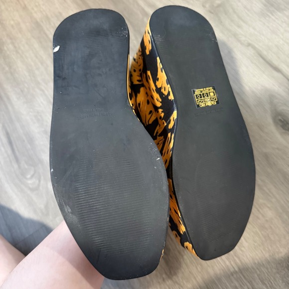 Farm Rio Black Bananica Bunch Platform Ballerina Mary Jane Shoes US 7.5 EU 38.5 - Picture 4 of 7